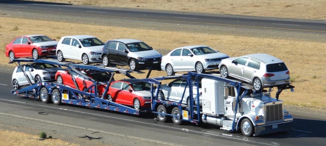Open auto transport trailer